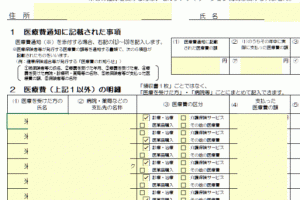医療費控除の明細書 Excel 令和3年